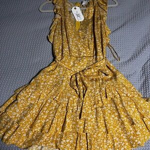 Love Riche Yellow Floral Dress
